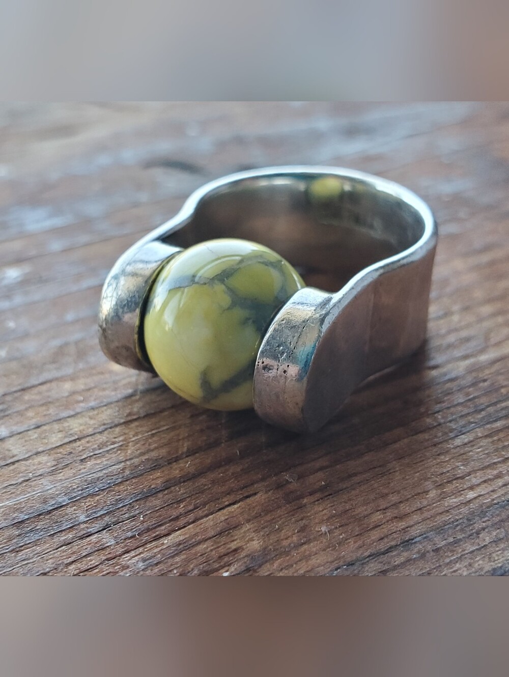 Sterling Silver Interchangeable Ring with Spheres - Multi Color - Picture 8 of 10